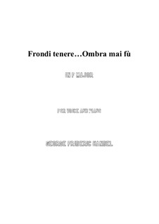 Largo (Ombra mai fu): Für Stimme und Klavier (F-Dur) by Georg Friedrich Händel