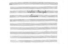 Konzert für Violine und Orchester, BI 508: Konzert für Violine und Orchester by Alessandro Rolla
