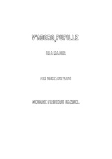 Julius Cäsar, HWV 17: V'adoro pupille (A Major) by Georg Friedrich Händel