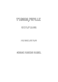 Julius Cäsar, HWV 17: V'adoro pupille (E flat Major) by Georg Friedrich Händel