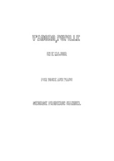 Julius Cäsar, HWV 17: V'adoro pupille (E Major) by Georg Friedrich Händel