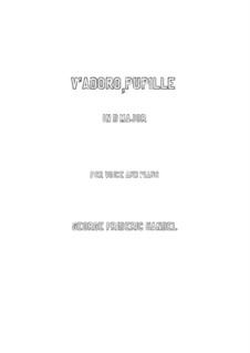 Julius Cäsar, HWV 17: V'adoro pupille (D Major) by Georg Friedrich Händel