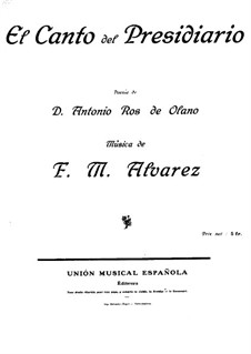 El canto del presidiario: El canto del presidiario by Fermin María Alvarez