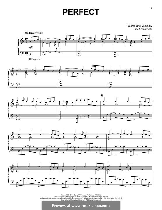 Piano version: Für einen Interpreten by Ed Sheeran