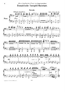Französische Lustspiel-Ouvertüre, Op.111: Französische Lustspiel-Ouvertüre by Béla Kéler