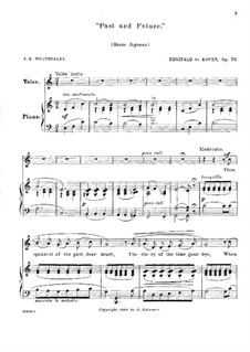 Past and Future, Op.72: In C-Dur by Reginald De Koven