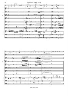 Vocal version: For large ensemble by Franz Xaver Gruber