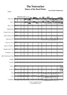 Nr.7 Tanz der Mirlitons: For full orchestra by Pjotr Tschaikowski