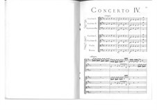 Concerto Grosso Nr.4: Vollpartitur by Arcangelo Corelli