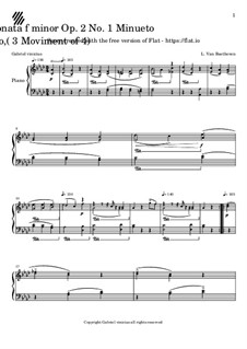 Sonate Nr.1: Teil III by Ludwig van Beethoven