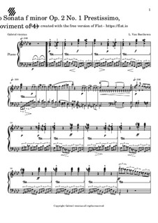 Sonate Nr.1: Teil IV by Ludwig van Beethoven