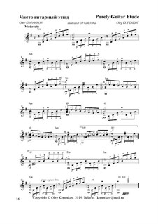 Чисто гитарный этюд, Op.28: Чисто гитарный этюд by Oleg Kopenkov