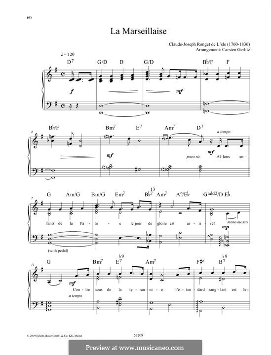 Au Clair de la Lune: Au Clair de la Lune by Rouget de Lisle