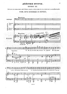 Traum auf der Wolga, Op.16: Akt II, Klavierauszug mit Singstimmen by Anton Arenski