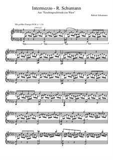 Faschingsschwank aus Wien, Op.26: No.4 Intermezzo by Robert Schumann