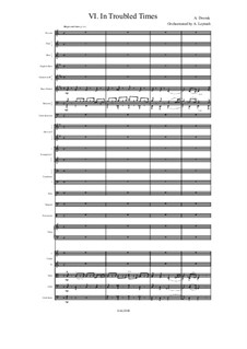 Aus dem Böhmerwald, B.133 Op.68: No.6 In Troubled Times, for symphonic orchestra by Antonín Dvořák