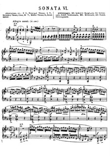 Sonate für Klavier Nr.2 in F-Dur, K.280: Für einen Interpreten by Wolfgang Amadeus Mozart