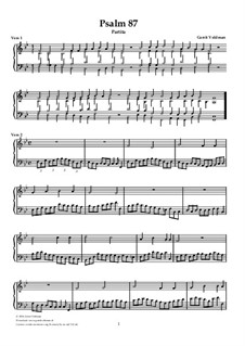 Psalm 87 (partita, manualiter): Psalm 87 (partita, manualiter) by Gerrit Veldman