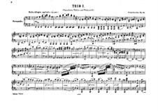 Klaviertrio Nr.1 in d-Moll, Op.49: Version für Klavier, vierhändig by Felix Mendelssohn-Bartholdy