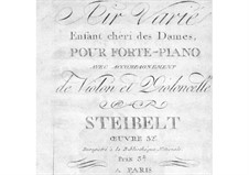 Air varié 'Enfant cheri des Dames', Op.32: Violinstimme by Daniel Steibelt