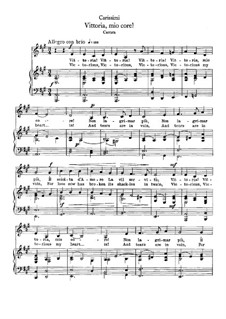 Vittoria, mio core: A-Dur by Giacomo Carissimi