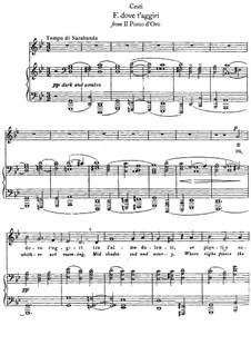 Der goldene Apfel: E dove t'aggiri (G Minor) by Pietro Antonio Cesti