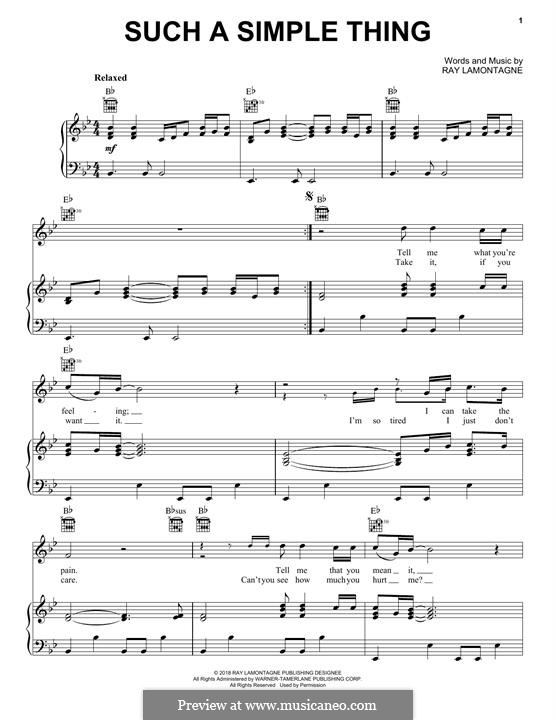 Such a Simple Thing: Such a Simple Thing by Ray LaMontagne