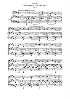 Für tiefe Stimme: Nr.26-50 Heft II by Giuseppe Concone