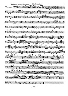 Thema und Variationen für Streichtrio, Op.3: Cellostimme by Nicolas Baldenecker