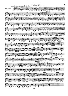 Thema und Variationen für Streichtrio, Op.3: Violinstimme II by Nicolas Baldenecker