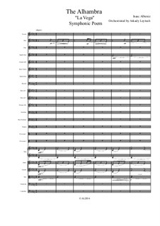 La Vega: For symphonic orchestra by Isaac Albéniz