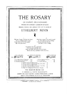 Der Rosenkranz: Klavierauszug mit Singstimmen by Ethelbert Woodbridge Nevin