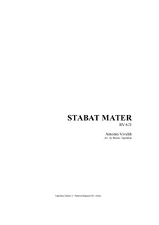 Stabat Mater, RV 621: No.1 Stabat Mater Dolorosa, for alto, 2 violins and organ (with parts) by Antonio Vivaldi