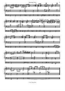 Erstaunliche Gnade, für Ein Instrument: Für Solo Orgel by folklore