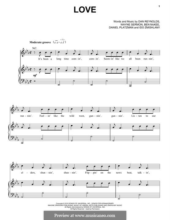 Love (Imagine Dragons): Love (Imagine Dragons) by Benjamin McKee, Daniel Reynolds, Daniel Platzman, Ido Zmishlany, Wayne Sermon