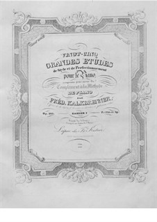 Fünfundzwanzig grosse Etüden, Op.143: Nr.2-13 by Friedrich Kalkbrenner