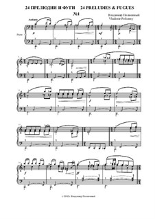 24 preludies and fugues for piano: No.1 by Vladimir Polionny