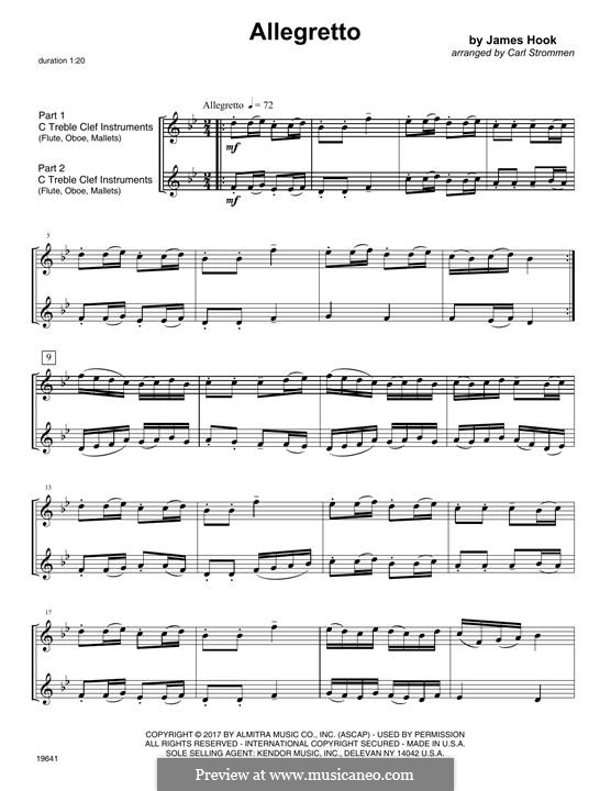 Second Year FlexDuets: C Treble Clef Instruments by James Hook