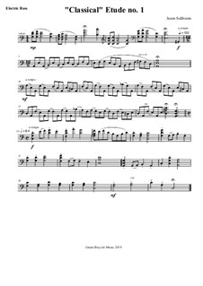 Sechs 'Klassische' Etüden für Dene-Bass: Sechs 'Klassische' Etüden für Dene-Bass by Jason Sullivann
