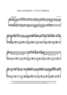 Piano Collection für Entertainer: Blick auf Ragtime by Peter Epp