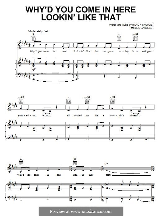 Why'd You Come In Here Lookin' Like That (Dolly Parton): Why'd You Come In Here Lookin' Like That (Dolly Parton) by Randy Thomas, Bob Carlisle