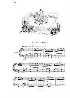 Manon: Akt III. Bearbeitung für Stimmen und Klavier by Jules Massenet