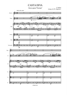 Casta diva: For sextet instruments by Vincenzo Bellini