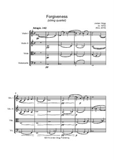 Forgiveness (string quartet): Forgiveness (string quartet) by Jordan Grigg