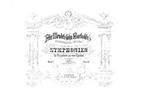 Sinfonie Nr.1 in c-Moll, Op.11: Version für Klavier, vierhändig by Felix Mendelssohn-Bartholdy