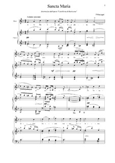 Sancta Maria: Sancta Maria by Pietro Mascagni