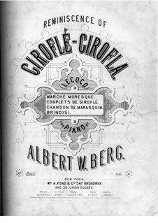 Reminiszenz über Themen aus 'Giroflé-Girofla' von Lecocq: Reminiszenz über Themen aus 'Giroflé-Girofla' von Lecocq by Charles Lecocq