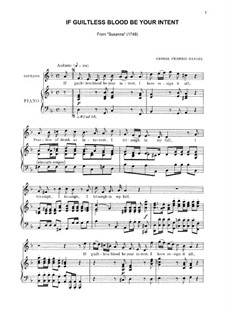 Susanna, HWV 66: If guiltless blood be your intent by Georg Friedrich Händel