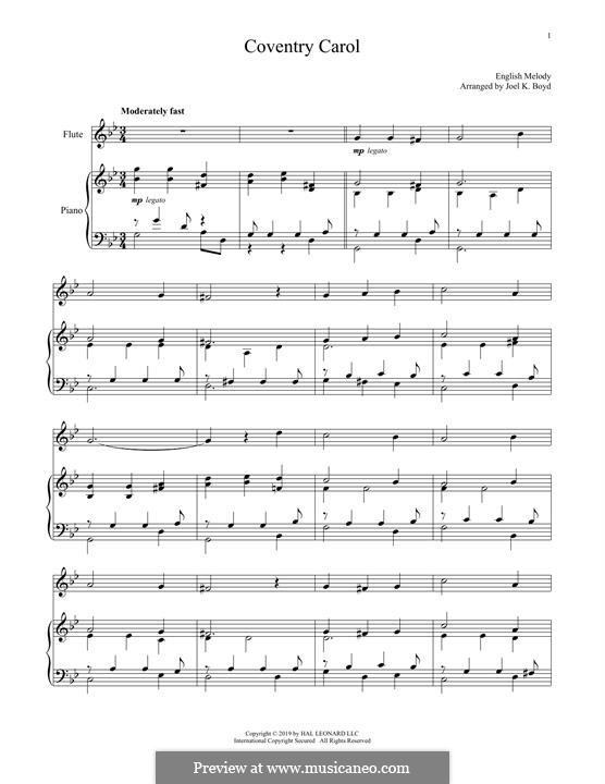 Vocal-instrumental version (printable scores): Für Flöte und Piano by folklore