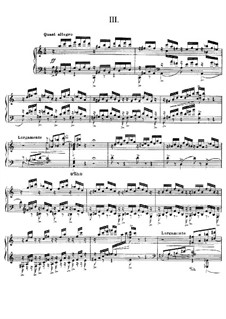 Drei Chorale: Chorale No.3, for piano by César Franck